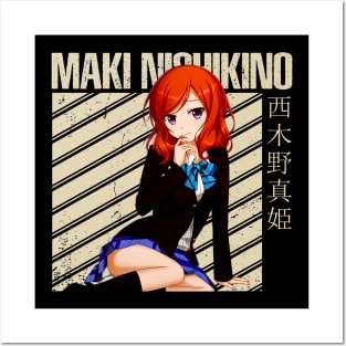 Maki Nishikino's Musical Brilliance Tee Posters and Art